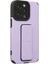 iPhone 14 Pro Max Kılıf Mega Standlı Silikon - Lila - 11452-8567 5