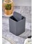Kare Çöp Kutusu, Koyu Gri, 5 Litre, Şık ve Fonksiyonel Tasarım 4