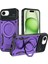 iPhone 16E Kılıf Joy Lens Standlı Kapak - Mor - 11825-6140 1