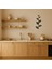 Geometrik Yaprak Desenli Mdf Iç Mekan Tablo - 19414-3867 2