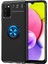 Galaxy A03S Kılıf Scks Ravel Silikon Kapak-Siyah-Mavi 1