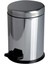 Mini 3 Lt Metal Pedallı Çöp Kovası, Gri, Şık ve Kullanışlı Tasarım 1