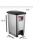 25 Lt Iç Kovası Olmadan Köşeli Çöp Kovası, Gri, Şenyayla Slim 1