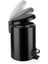 3 Lt Siyah Paslanmaz Pedallı Çöp Kovası - Dayanıklı ve Şık Tasarım 3