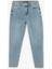 Normal Bel Pamuklu Vintage Straight Fit Jean Pantolon 4