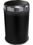 Döner Kapaklı 8 Lt Paslanmaz Çöp Kovası, Siyah, Banyo ve Balkon Için Pratik Kullanım 3