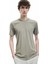Pamuklu Kısa Kollu Bisiklet Yaka Erkek Basic Tişört 2