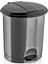 Gri Plastik Pedallı Çöp Kovası 11 Lt, Hijyenik ve Şık Tasarım. 1