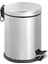 Paslanmaz Çöp Kovası 5 Lt Pedallı Krom Bej Renkli 1