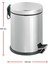 Paslanmaz Çöp Kovası 5 Lt Pedallı Krom Bej Renkli 3