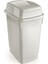 Gri 27L Çift Taraf Itme Kapaklı Banyo Çöp Kutusu 2