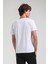 Beyaz Slim Fit Likralı Basic Tişört 25SSM20341 4