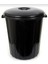 Kapaklı Siyah 50 Lt Çöp Kovası, 2'li Set 1