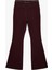 Slim Fit Kemer Detaylı Ispanyol Paça Kumaş Pantolon 2