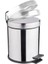 Yavaş Kapanan Amortisörlü 3l Çöp Kovası, Şık Krom ve Beyaz Renk Seçenekleri 1