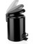5 Lt Siyah Paslanmaz Pedallı Çöp Kovası, Şık ve Kullanışlı Mutfak Aksesuarı 3