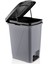 Gri 25 Litre Pedallı Iç Kovalı Kapaklı Çöp Kovası 1
