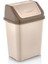 Şık ve Kullanışlı 5 Lt Bej Çöp Kovası, Dayanıklı ve Pratik Tasarım. 1