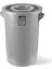 90 Litre Büyük Kapasiteli Endüstriyel Çöp Kovası Gri 1