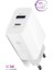 25W- USB ve Taype-C Çift Girişli Hızlı Şarj Adaptörü 1