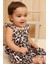 % 100 Pamuklu Leopar Romper 1