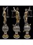 Themis Adalet Terazisi Heykeli ve Dünya Biblo Gümüş 37CM 3