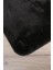 Siyah 80X150 ve 50X80 cm Büyük Ebat Banyo Halısı Paspası Seti Kaymaz Klozet Takımı 2