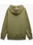Panda Baskılı Şardonlu Kanguru Cepli Kapüşonlu Sweatshirt 4