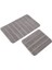 Çok Renkli Yumuşak Dokulu Su Emici Banyo Paspas Seti 50X80-50X40 5