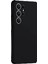 Samsung Galaxy S25 Ultra Kılıf Nano Içi Kadife Silikon - Siyah - 12642-6562 3