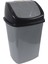 Düz Klik 5 Lt Çöp Kovası, Gri, Şık ve Kullanışlı Tasarım 1