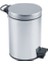 Şık 3 Lt Pedallı Çöp Kovası, Krom Metalik Tasarım 1