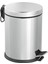 Paslanmaz Çöp Kovası 5 Lt Pedallı Gümüş Renk 2