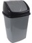 Gri 10 Lt Kapaklı Çöp Kovası, Pratik ve Şık Temizlik Çözümü 1