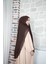 Gölgeli Sufle Hijap Khimar Tesettür Hazır Türban Şal 4