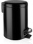 12 Lt Siyah Paslanmaz Pedallı Çöp Kovası - Dayanıklı ve Şık Tasarım 1