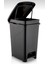 15 Lt Siyah Slim Pedallı Iç Kovalı Çöp Kovası, Şık ve Kullanışlı Tasarım 2