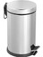 8 Lt Paslanmaz Pedallı Çok Amaçlı Çöp Kovası, Gri 1