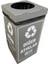 70 Lt Siyah Geri Dönüşüm Kutusu, Sıfır Atık Uyumlu 3