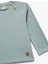 Düğmeli Uzun Kollu Bisiklet Yaka Sweatshirt 3
