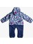 Kız Çocuk Snowboard Tulumu Rose Jumpsuit Mavi 3