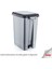 15L Slim Pedallı Çöp Kovası Gri Siyah, Koku Yok, Şık ve Hafif Tasarım 3