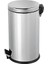 Krom Pedallı Paslanmaz Çöp Kovası 12 Lt, Gri, Dayanıklı ve Şık Tasarım 1