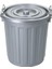 12 Litre Yuvarlak Çöp Kovası, Gri, Pratik ve Şık Temizlik Çözümü 1