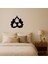 Yaprak ve Çiçek Motifli Mdf Duvar Tablosu - MRS7889-2490 1
