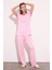 Yakası Dantel Detaylı Pijama Takımı 2