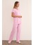 Yakası Dantel Detaylı Pijama Takımı 4