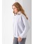 Kadın Kapüşonlu 3ip Basic Oversize Sweatshirt Gri - 2672 3
