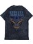 Unisex Nirvana Blue Sırt Baskılı Yıkamalı T-Shirt, Oversize Rock Band Temalı Retro Tişört 3