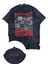Unisex Metallica Snake And Skull Sırt Baskılı Yıkamalı T-Shirt, Oversize Rock Band Temalı Tişört 1